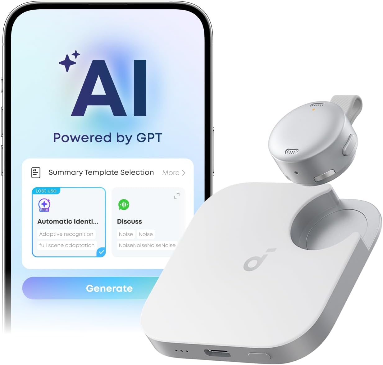 Soundcore AI Voice Recorder | NDIS Memory & Transcription Aid