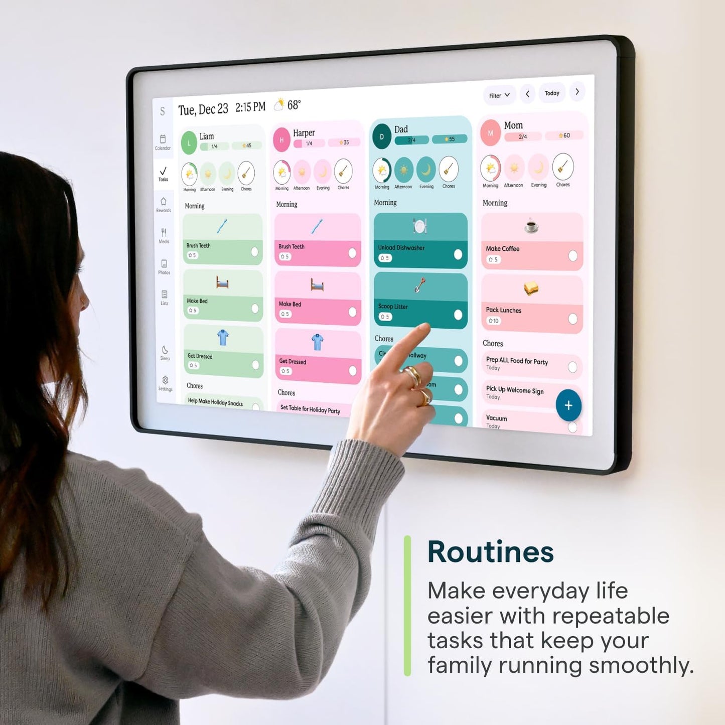 Skylight Calendar Max 27" | NDIS Visual Routine & Chore Hub