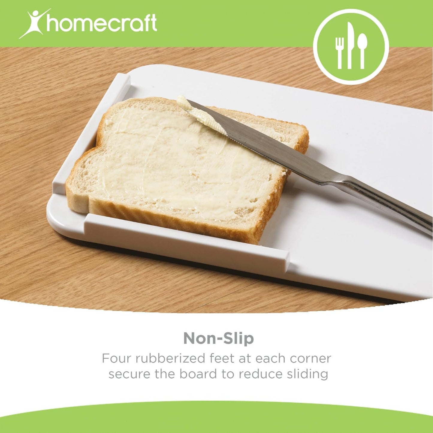 Homecraft One-Handed Spread Board | NDIS Adaptive Kitchen Aid