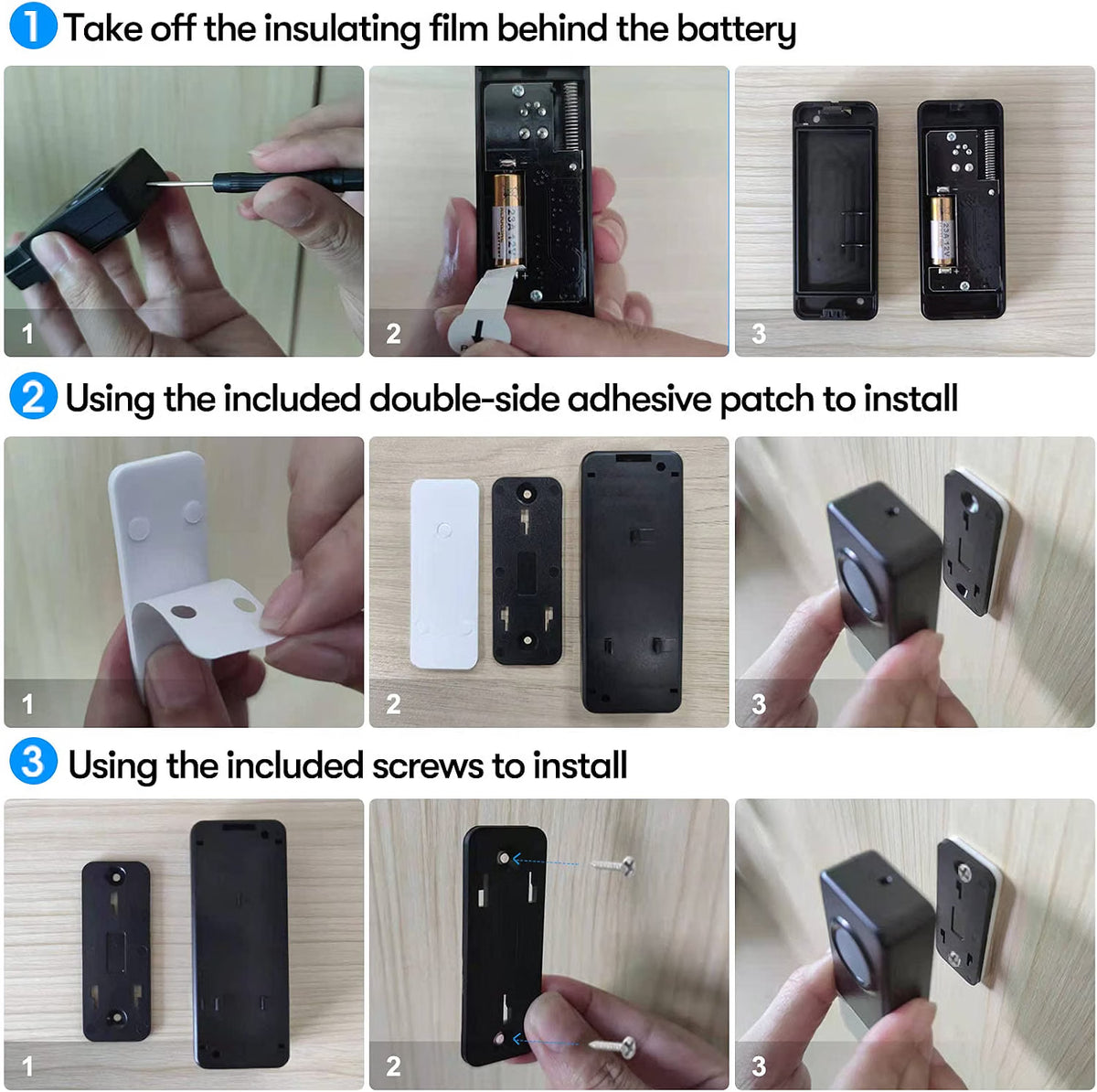 Wireless Flashing Doorbell with 2 Plugin Receivers | NDIS Alert Aid