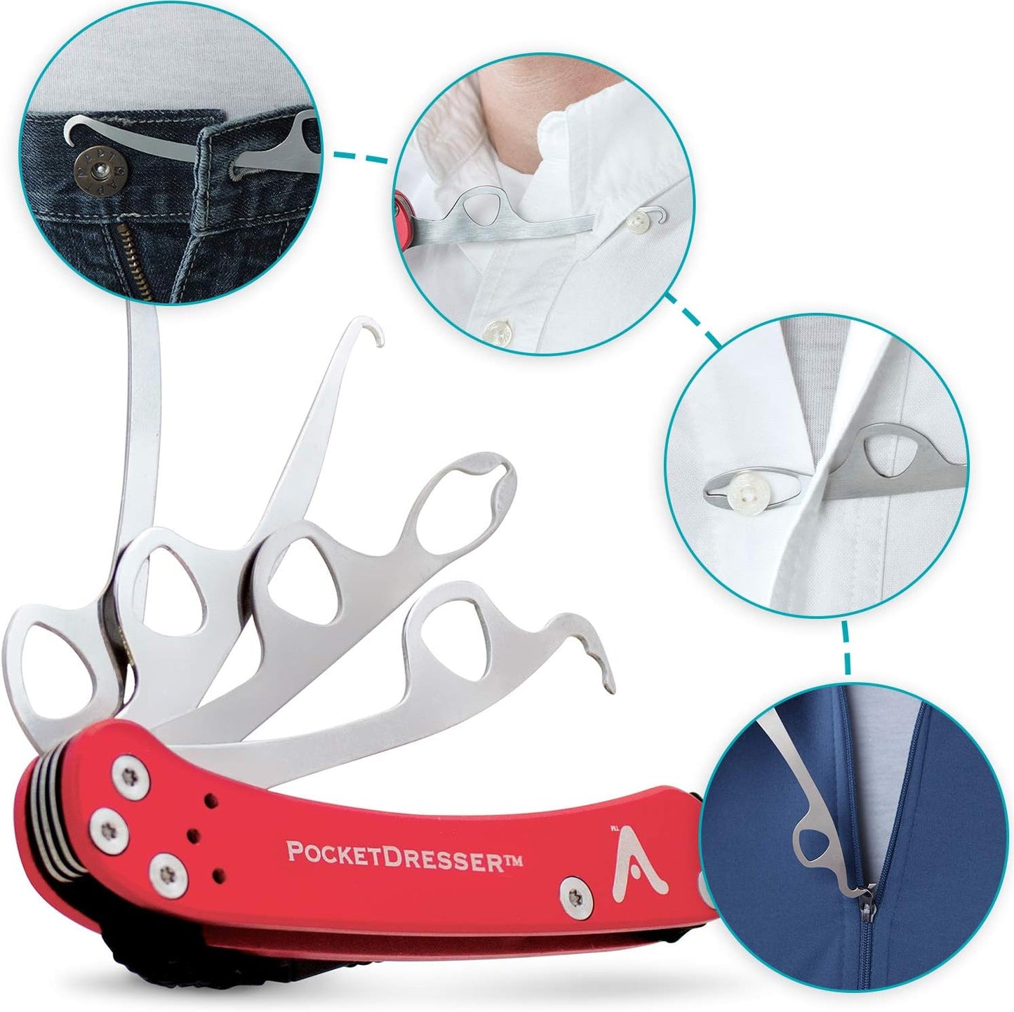 HealthSmart 4-in-1 Dressing Aid | NDIS Button & Zipper Tool