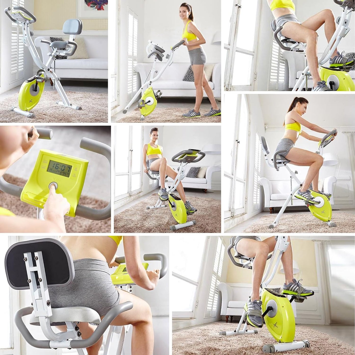 Folding Magnetic Exercise Ergo Bike | NDIS Sensory & Rehab Aid