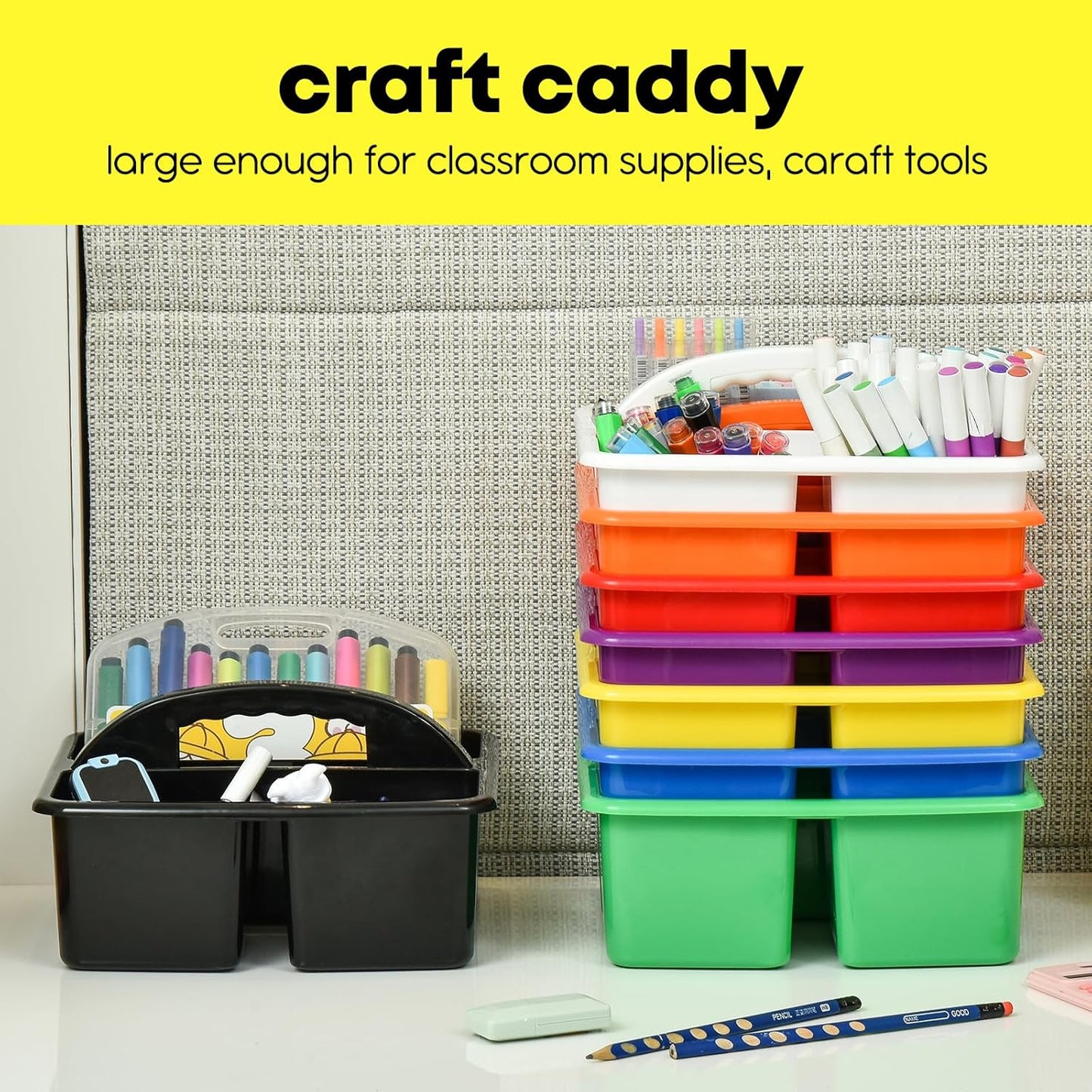 Visual Task & Therapy Storage Caddy 6-Pack | NDIS Organiser