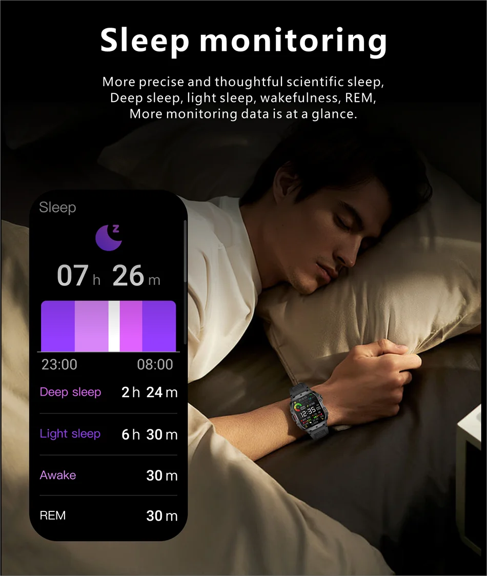 Rugged Health Fitness Smartwatch – Advanced Fitness and Lifestyle Companion