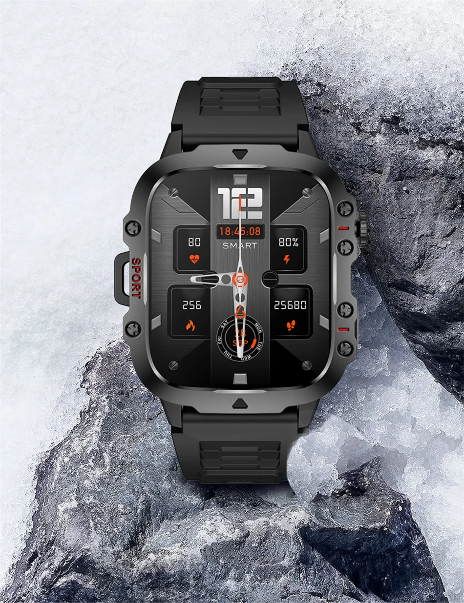 Rugged Health Fitness Smartwatch – Advanced Fitness and Lifestyle Companion