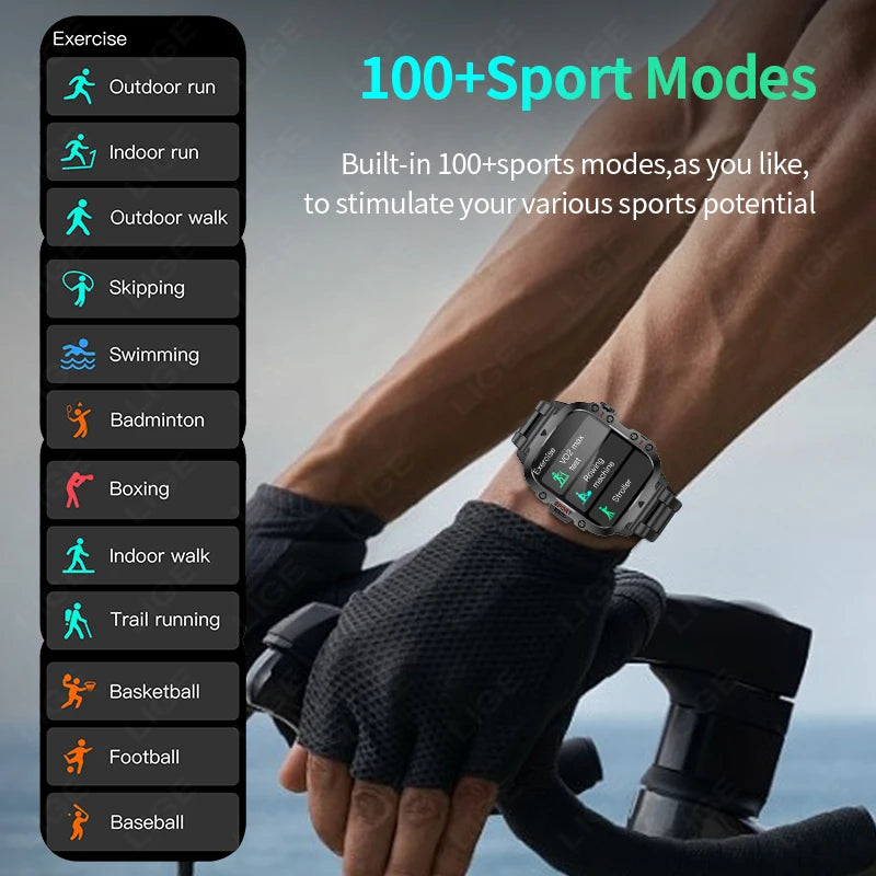 Rugged Health Fitness Smartwatch – Advanced Fitness and Lifestyle Companion