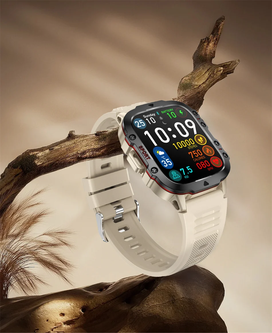 Rugged Health Fitness Smartwatch – Advanced Fitness and Lifestyle Companion