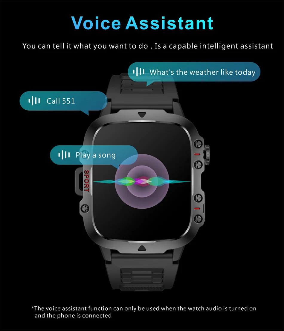 Rugged Health Fitness Smartwatch – Advanced Fitness and Lifestyle Companion