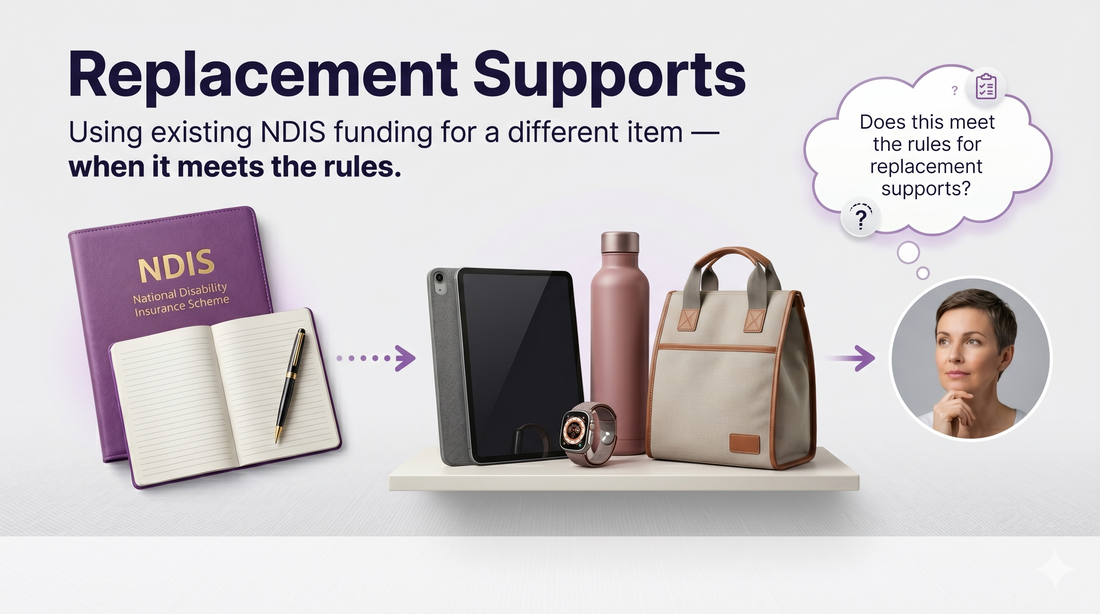 Replacement supports explained: tablets, smart devices and everyday items under the NDIS