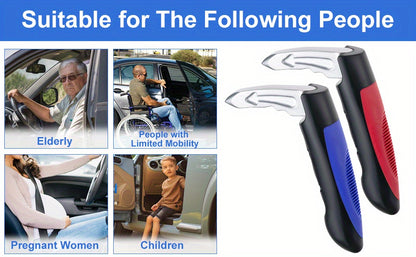 Portable Elderly Car Door Handle Grip - Multi-Functional Tool for Drivers with Disabilities