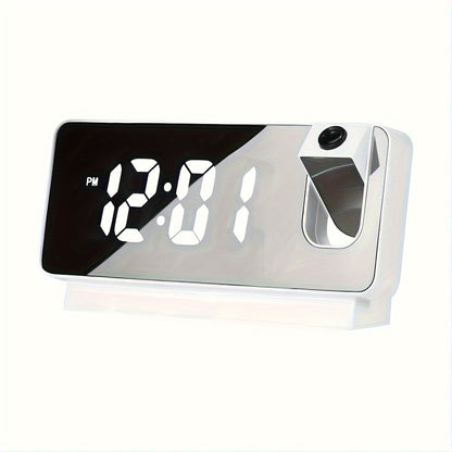 LED Digital Smart Alarm Clock with Projection and Temperature Display