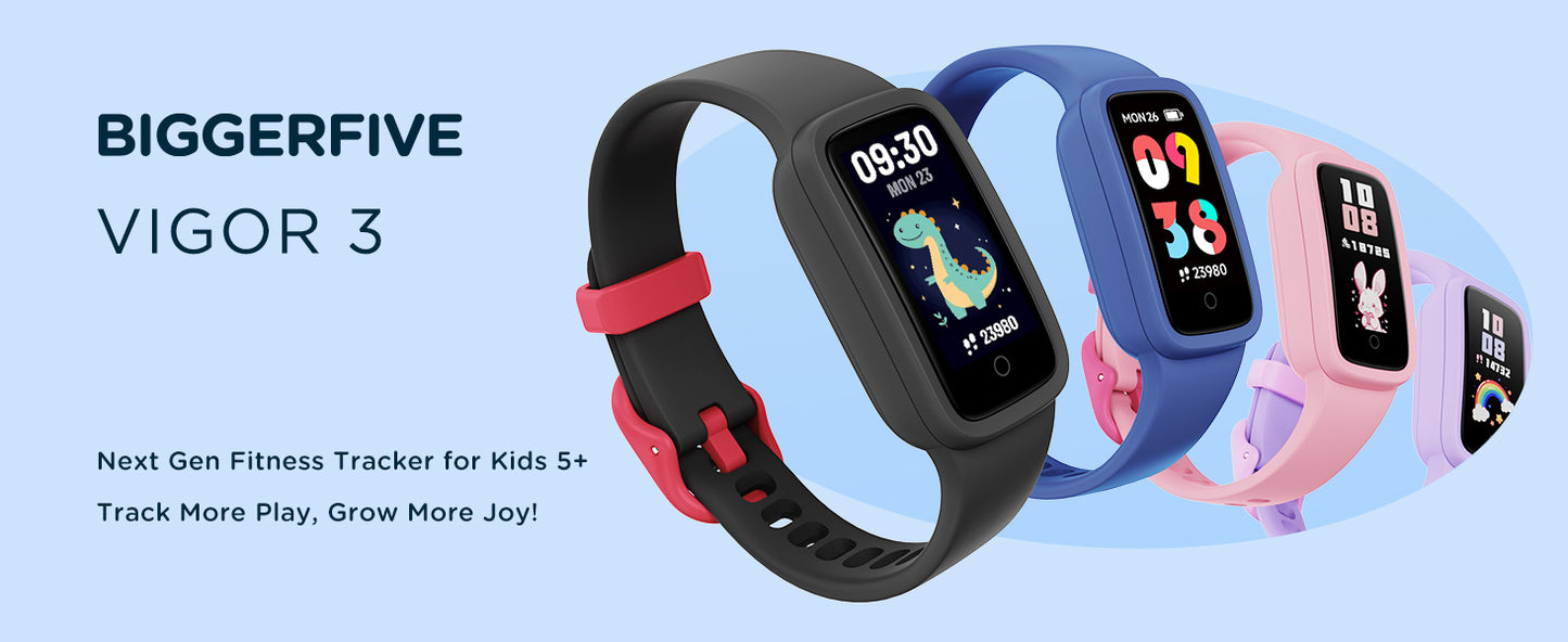 BIGGERFIVE Vigor 3 Kids Tracker | NDIS Routine & Sleep Aid