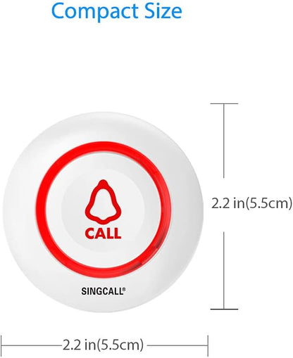 SINGCALL Wireless SOS 2 Buttons | NDIS Emergency Alert Aid