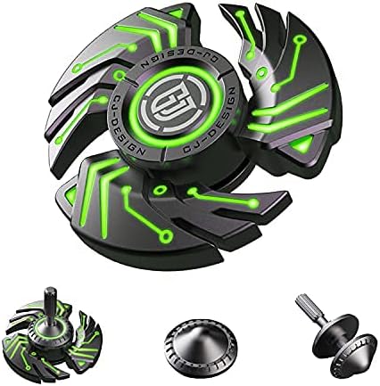 Luminous Fidget Spinner: Silent, Alloy Metal, Stress Relief Sensory Toy