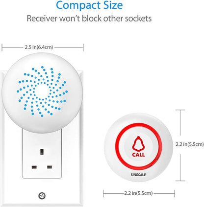 SINGCALL Wireless Caregiver Pager | NDIS Emergency Alert Aid
