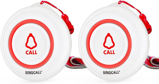 SINGCALL Wireless SOS 2 Buttons | NDIS Emergency Alert Aid