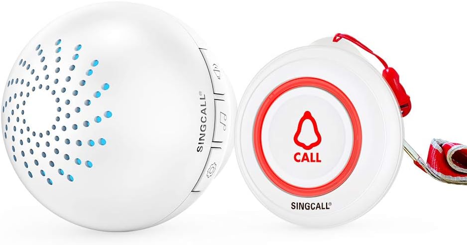 SINGCALL Wireless Caregiver Pager | NDIS Emergency Alert Aid