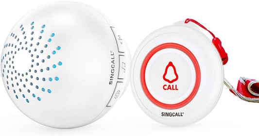 SINGCALL Wireless Caregiver Pager | NDIS Emergency Alert Aid