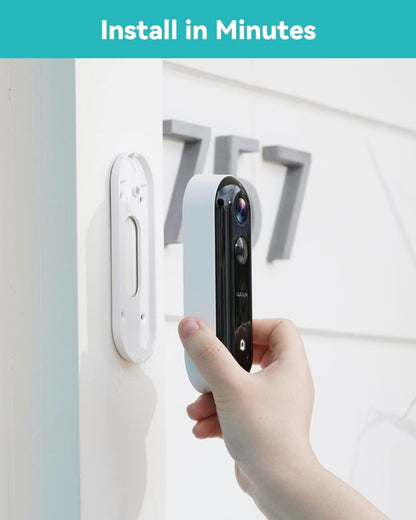 WUUK Y0210 2K Add-On Video Doorbell, Requires Base | NDIS Home Access Aid
