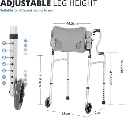 Foldable Walker with Tray | NDIS Mobility & Transfer Aid
