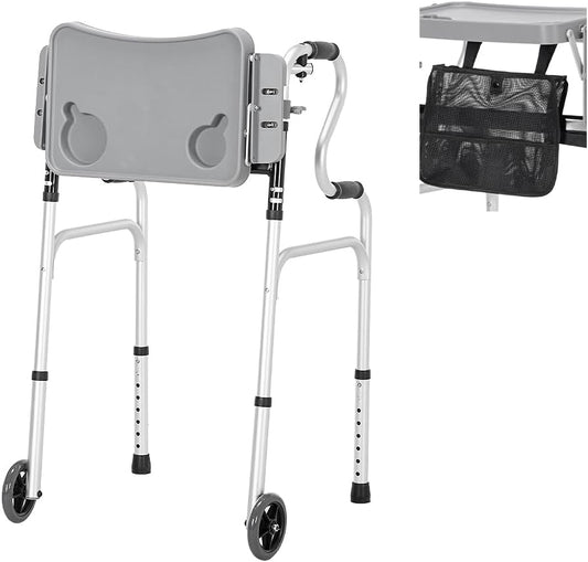 Foldable Walker with Tray | NDIS Mobility & Transfer Aid