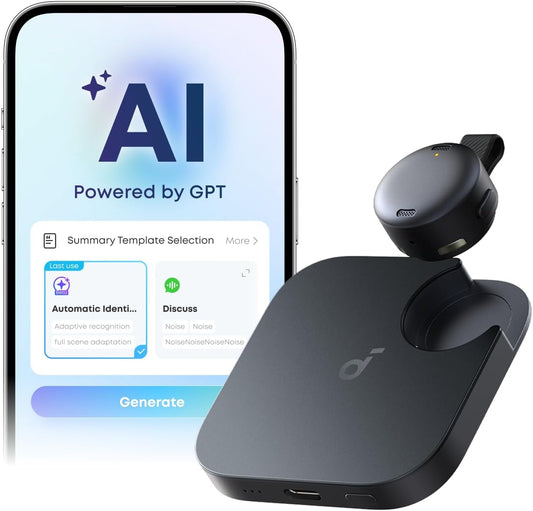 Soundcore AI Voice Recorder | NDIS Memory & Transcription Aid