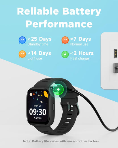 Kids 1.8" Touchscreen Smartwatch | NDIS Routine & Prompting Aid