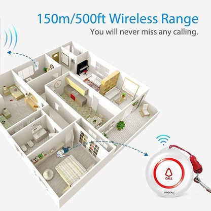SINGCALL Wireless SOS 2 Buttons | NDIS Emergency Alert Aid