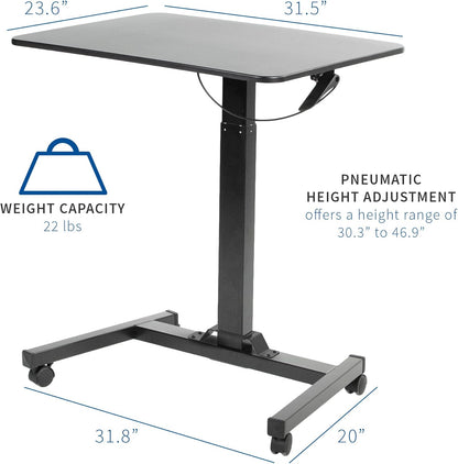 VIVO Mobile Sit-to-Stand Desk | NDIS Ergonomic Workstation