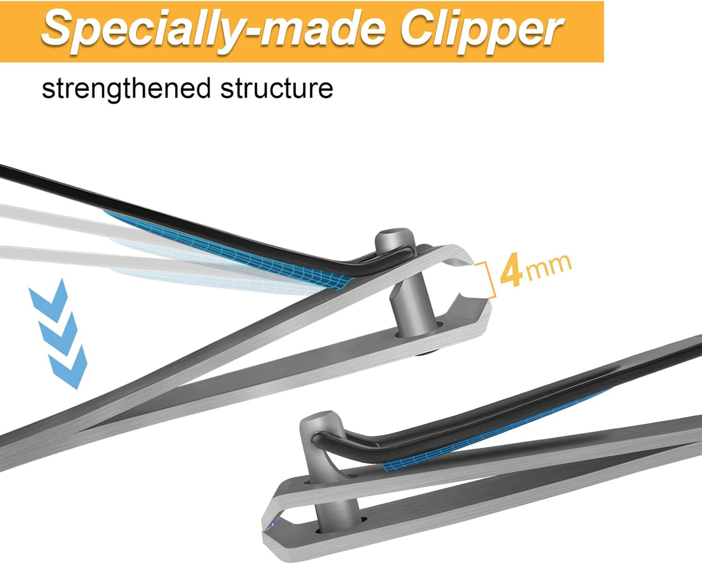 Long Handled Toenail Clipper & Magnifier | NDIS Grooming Aid