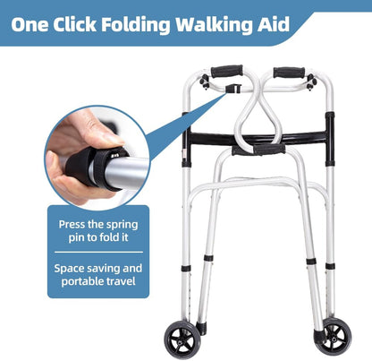 Foldable Walker with Tray | NDIS Mobility & Transfer Aid
