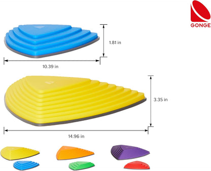 River Stones Balance Stepping Stones (6-Pack) | NDIS Sensory Aid
