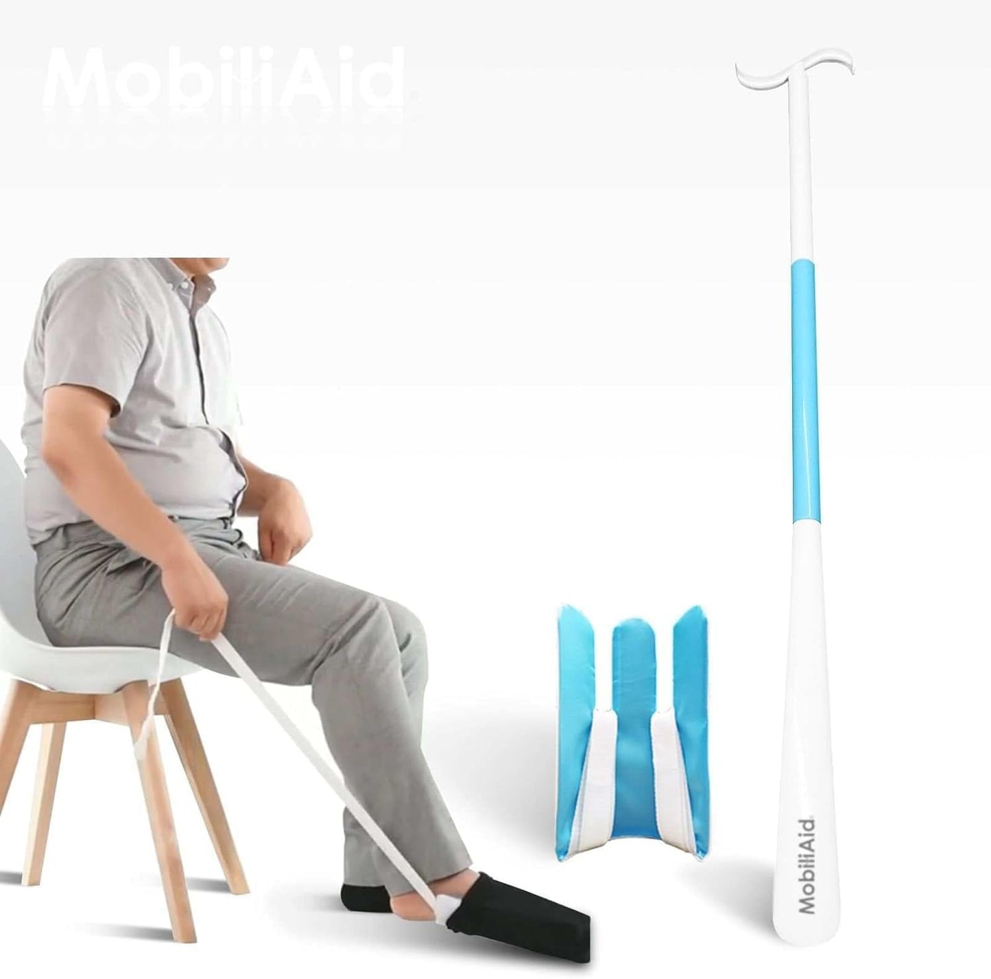 Sock Aid & Long Handle Shoe Horn Kit | NDIS Dressing Aid