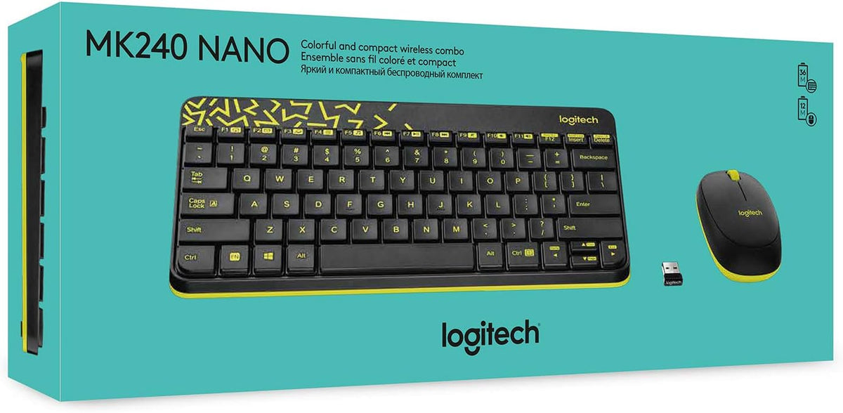 MK240 Nano Compact Wireless Keyboard & Mouse Combo | NDIS Computer Aid