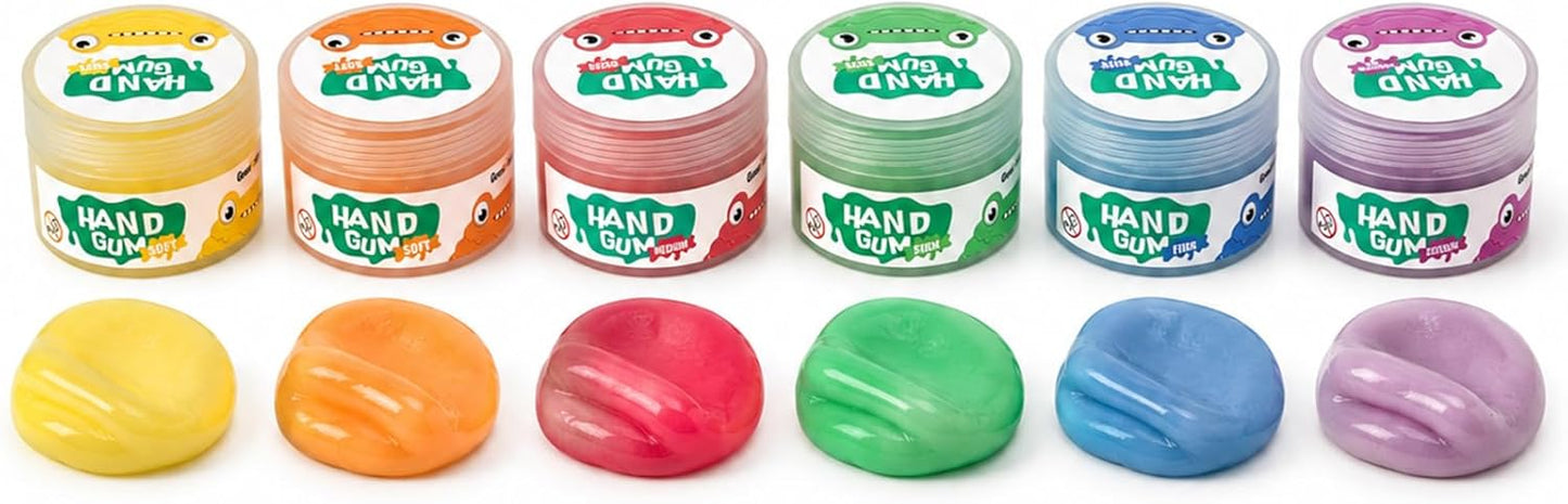 Therapy Putty Hand Rehab Kit (6 Resistance Levels) | NDIS Sensory Aid