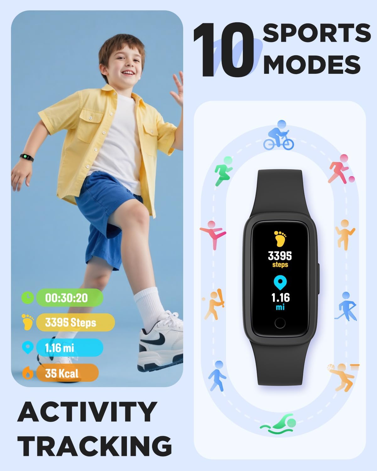 BIGGERFIVE Vigor 3 Kids Tracker | NDIS Routine & Sleep Aid