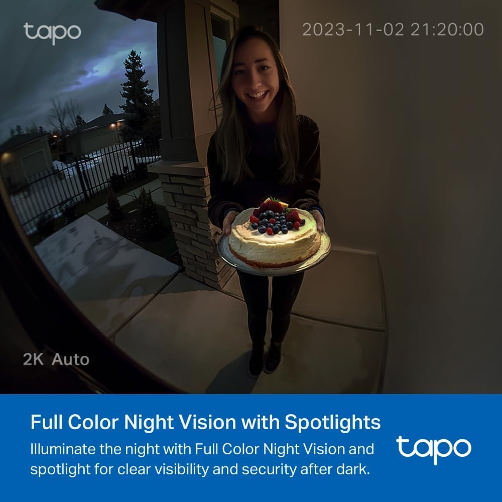 Tapo Smart Video Doorbell | NDIS Home Safety & Access Aid