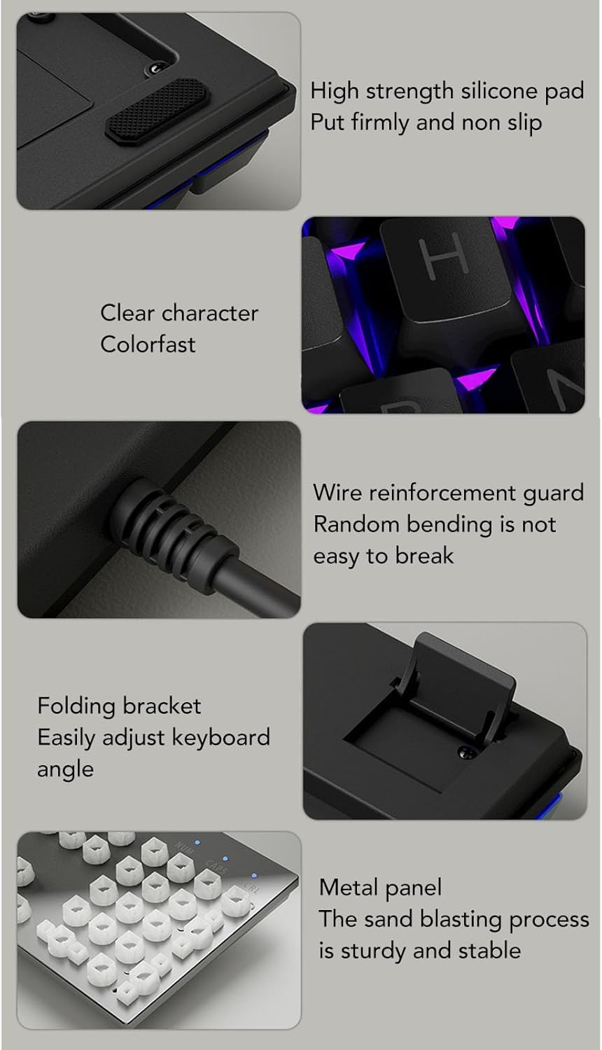 Lighted Computer Keyboard For Partially Sighted High Contrast Backlit Keyboard (7 Colours) | NDIS Low Vision Aid