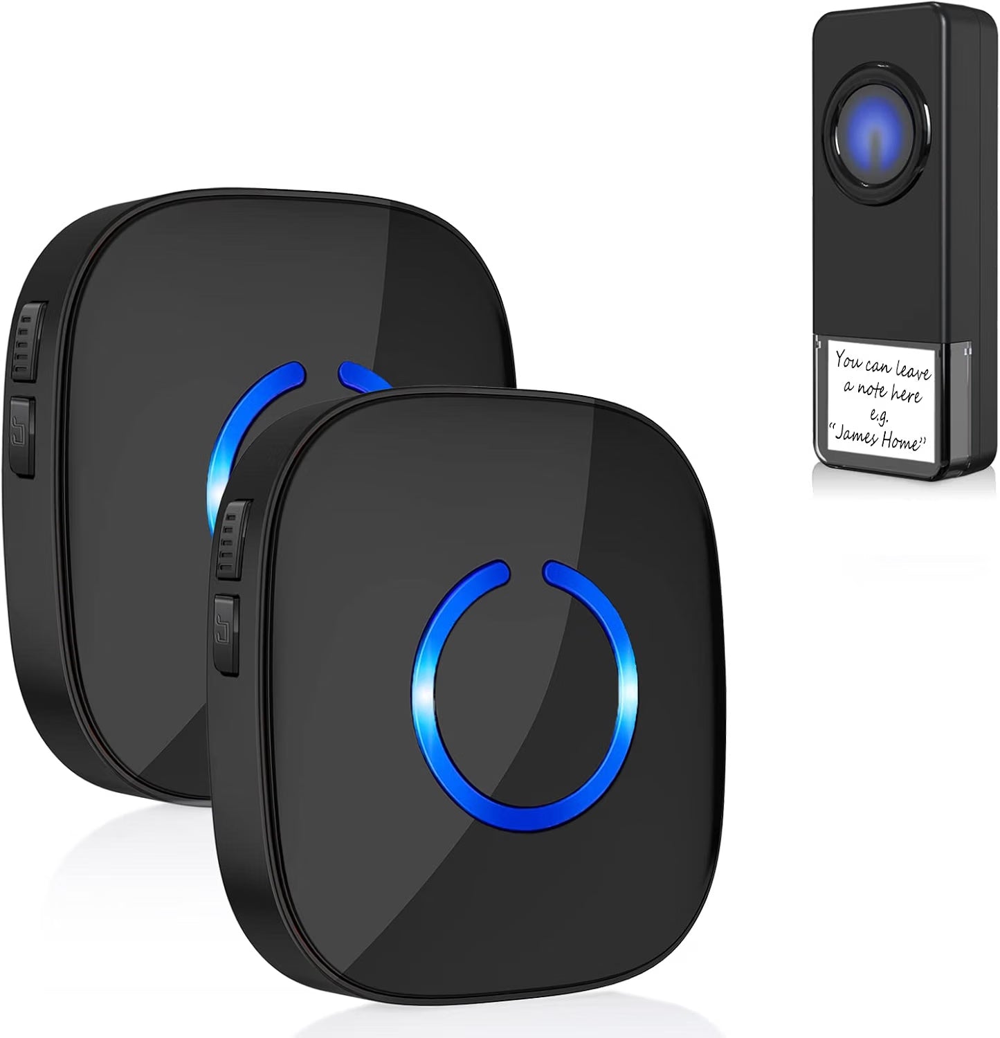 Wireless Flashing Doorbell with 2 Plugin Receivers | NDIS Alert Aid