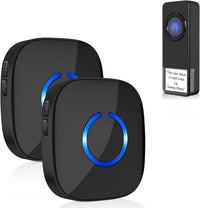 Wireless Flashing Doorbell with 2 Plugin Receivers | NDIS Alert Aid