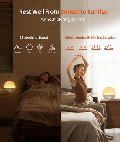 Dreamegg Sunrise Alarm Clock | NDIS Circadian & Sensory Aid