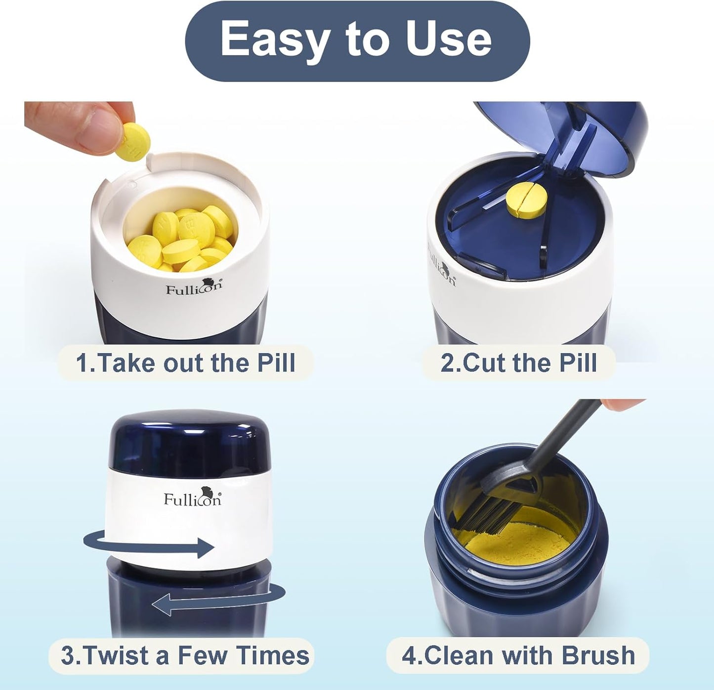 3-in-1 Pill Crusher & Cutter | NDIS Dysphagia & Motor Aid