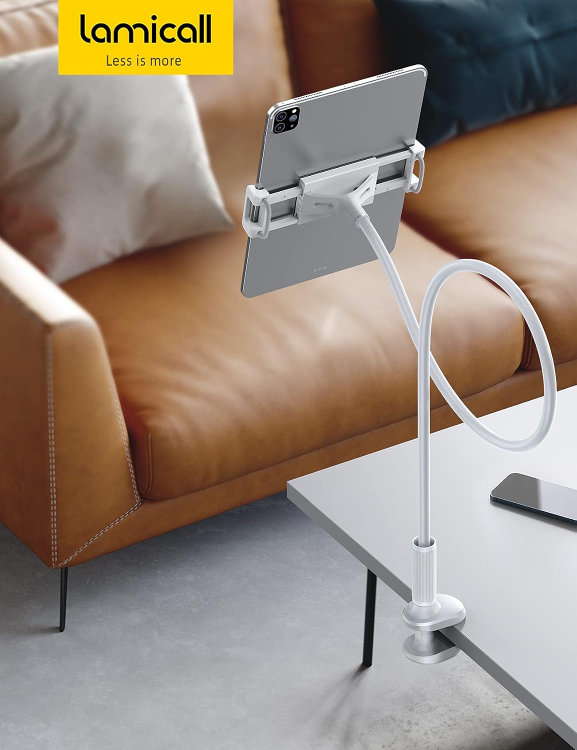 Flexible Gooseneck Tablet Stand Mount | NDIS Hands-Free Assist Aid
