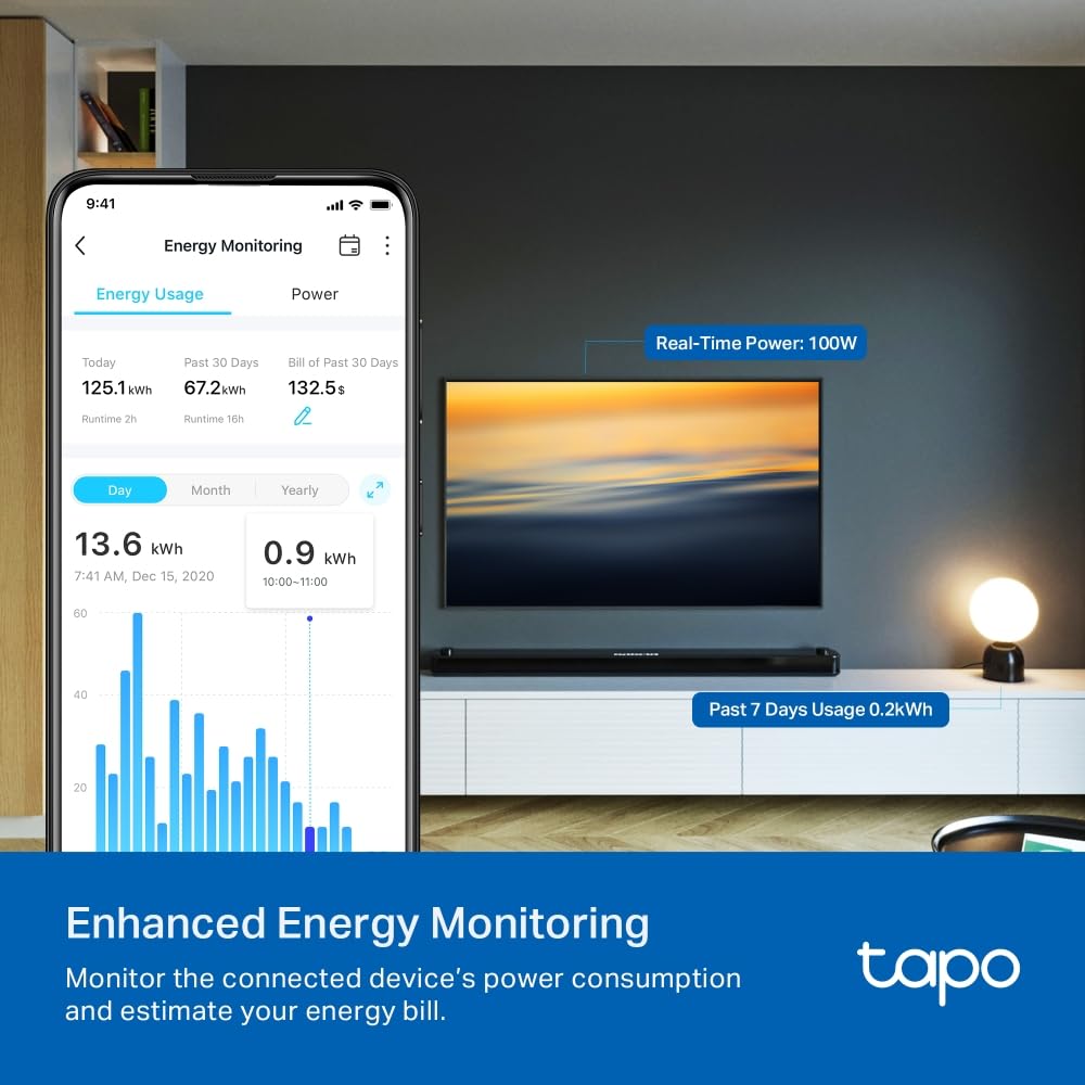 Tapo Smart Plug with Energy Monitor | NDIS Voice Control Aid