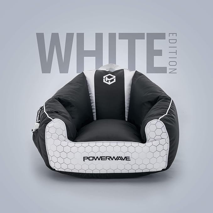 Powerwave Sensory Bean Bag Chair (90cm) | NDIS Calming Seat & Storage