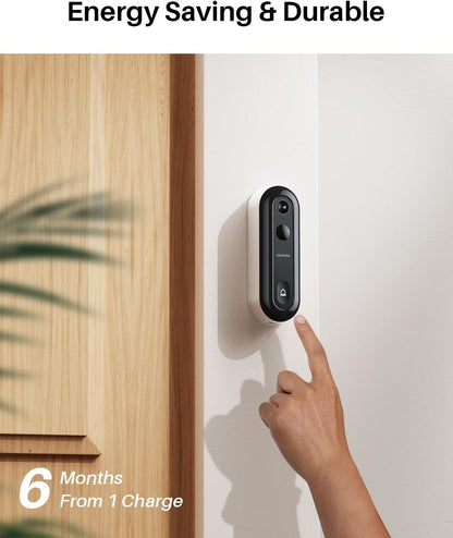 Wire-Free Smart 2K Video Doorbell | NDIS Home Safety & Access Aid