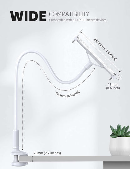 Flexible Gooseneck Tablet Stand Mount | NDIS Hands-Free Assist Aid