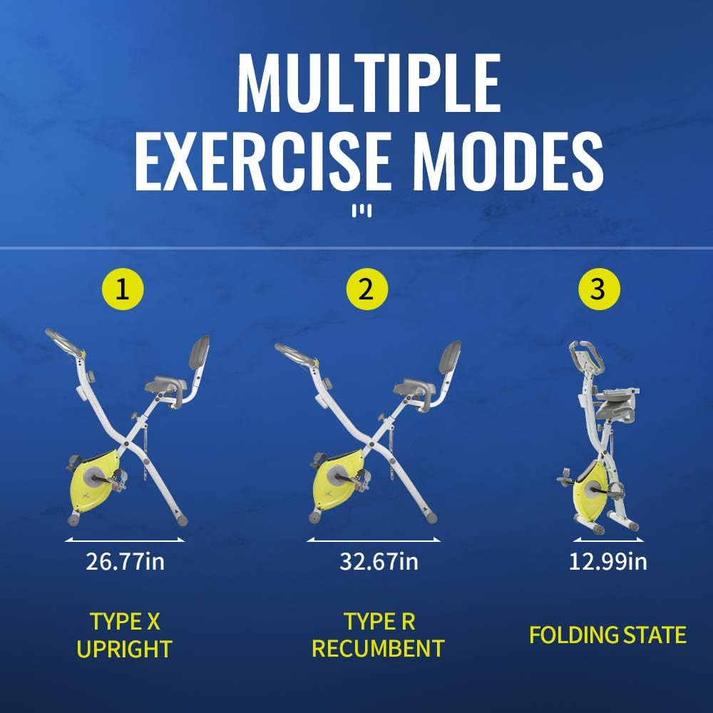 Folding Magnetic Exercise Ergo Bike | NDIS Sensory & Rehab Aid