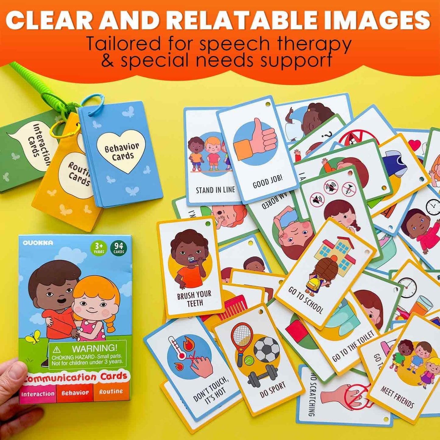 94 Visual Communication Cards (AAC) | NDIS Speech & Autism Aid
