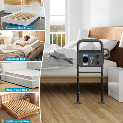 Telfun Adjustable Bed Rail | NDIS Fall Prevention & Transfer Aid